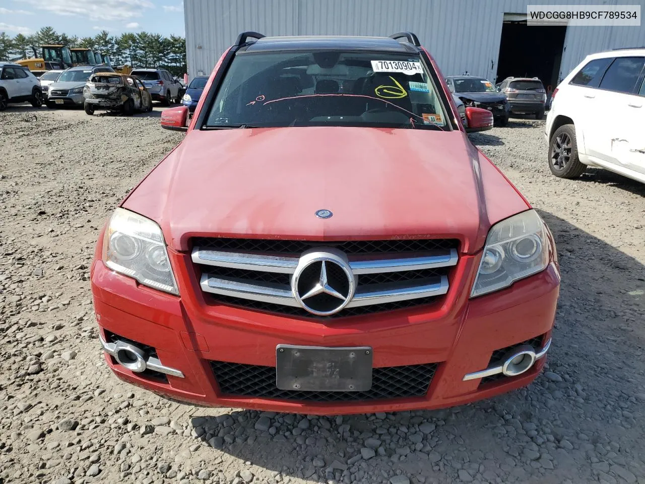 2012 Mercedes-Benz Glk 350 4Matic VIN: WDCGG8HB9CF789534 Lot: 70130904