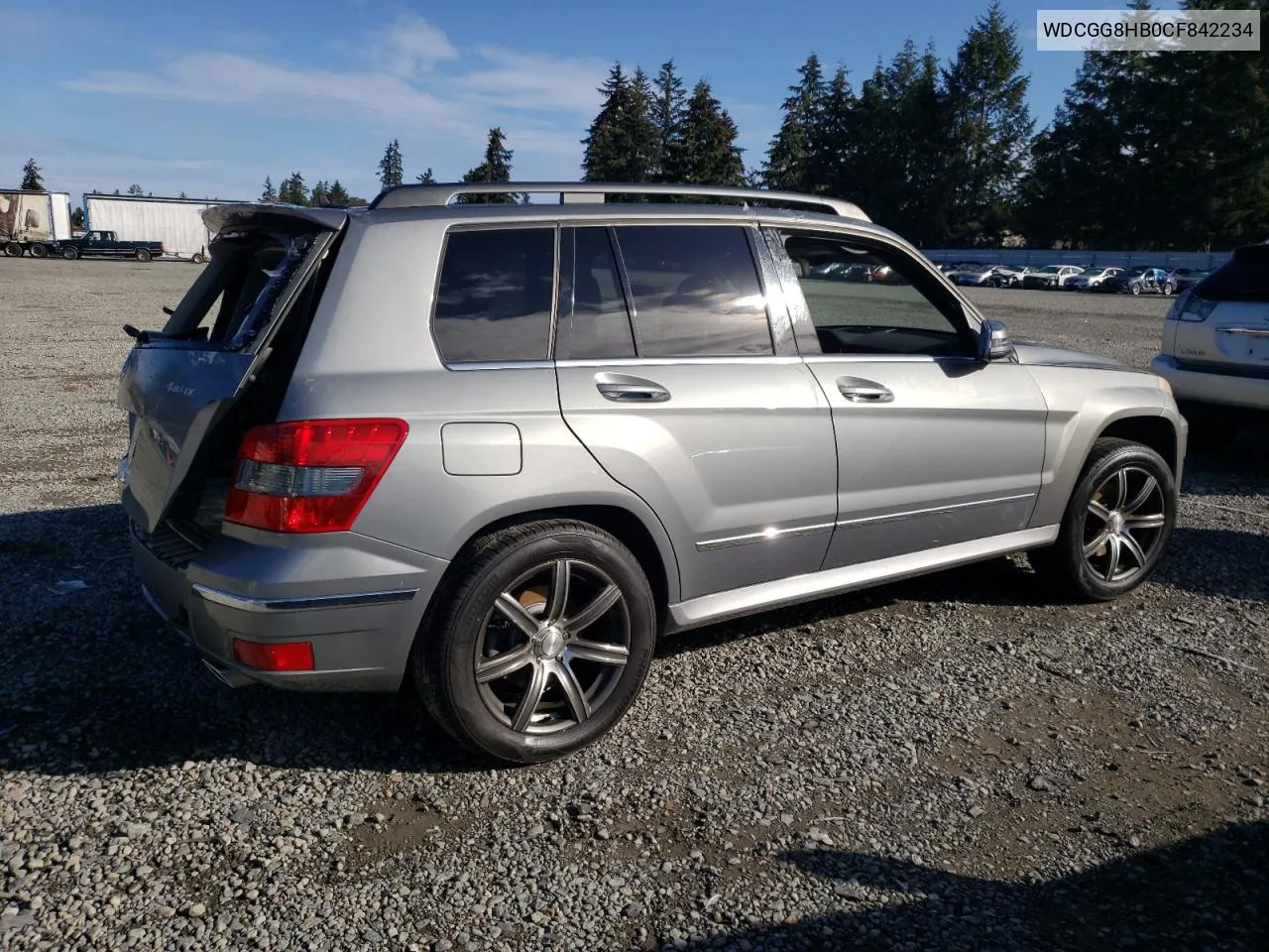 2012 Mercedes-Benz Glk 350 4Matic VIN: WDCGG8HB0CF842234 Lot: 70397604