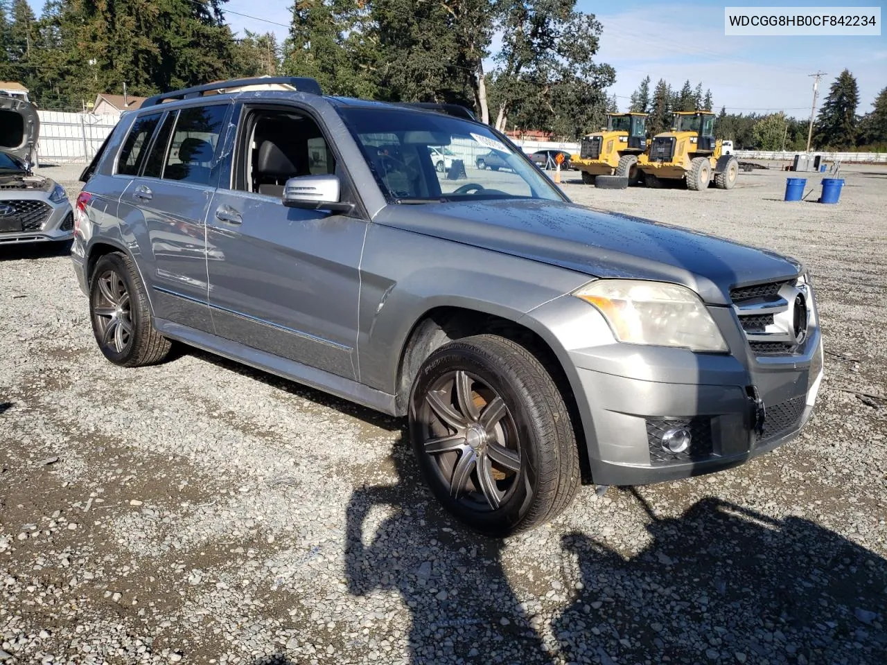 2012 Mercedes-Benz Glk 350 4Matic VIN: WDCGG8HB0CF842234 Lot: 70397604