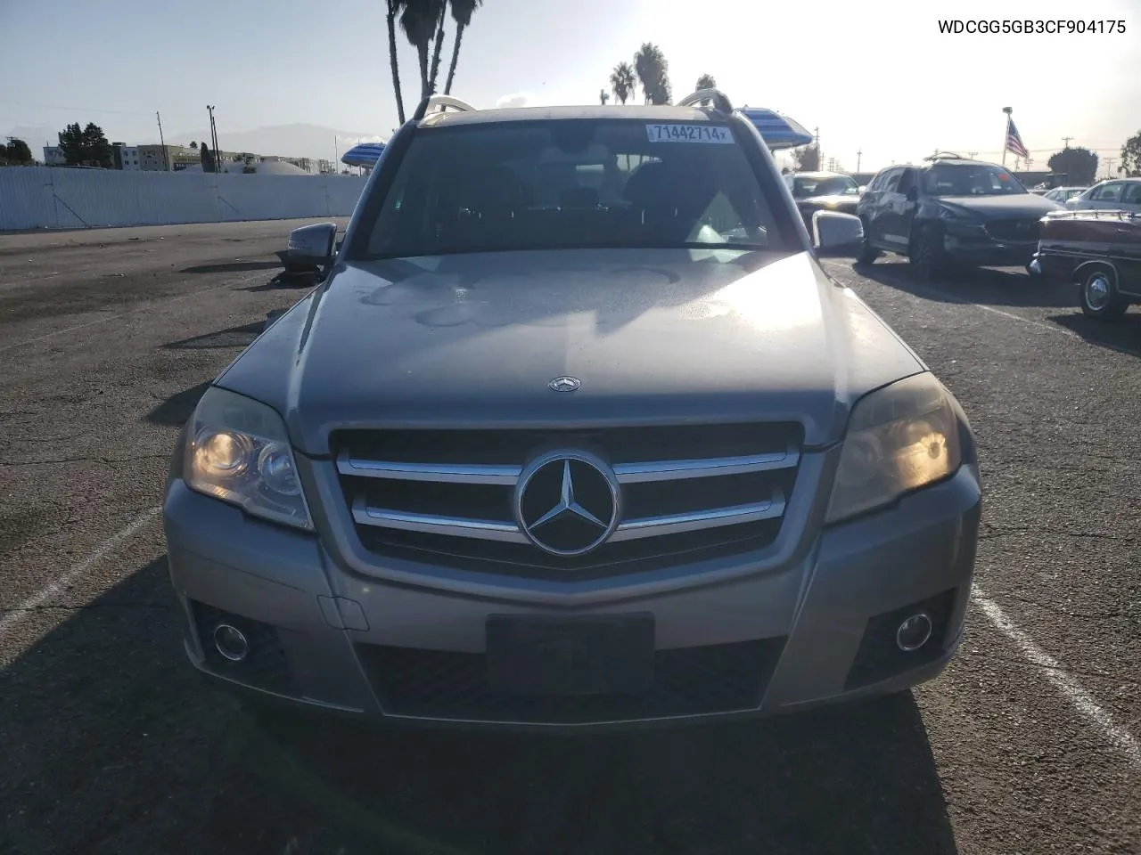 2012 Mercedes-Benz Glk 350 VIN: WDCGG5GB3CF904175 Lot: 71442714