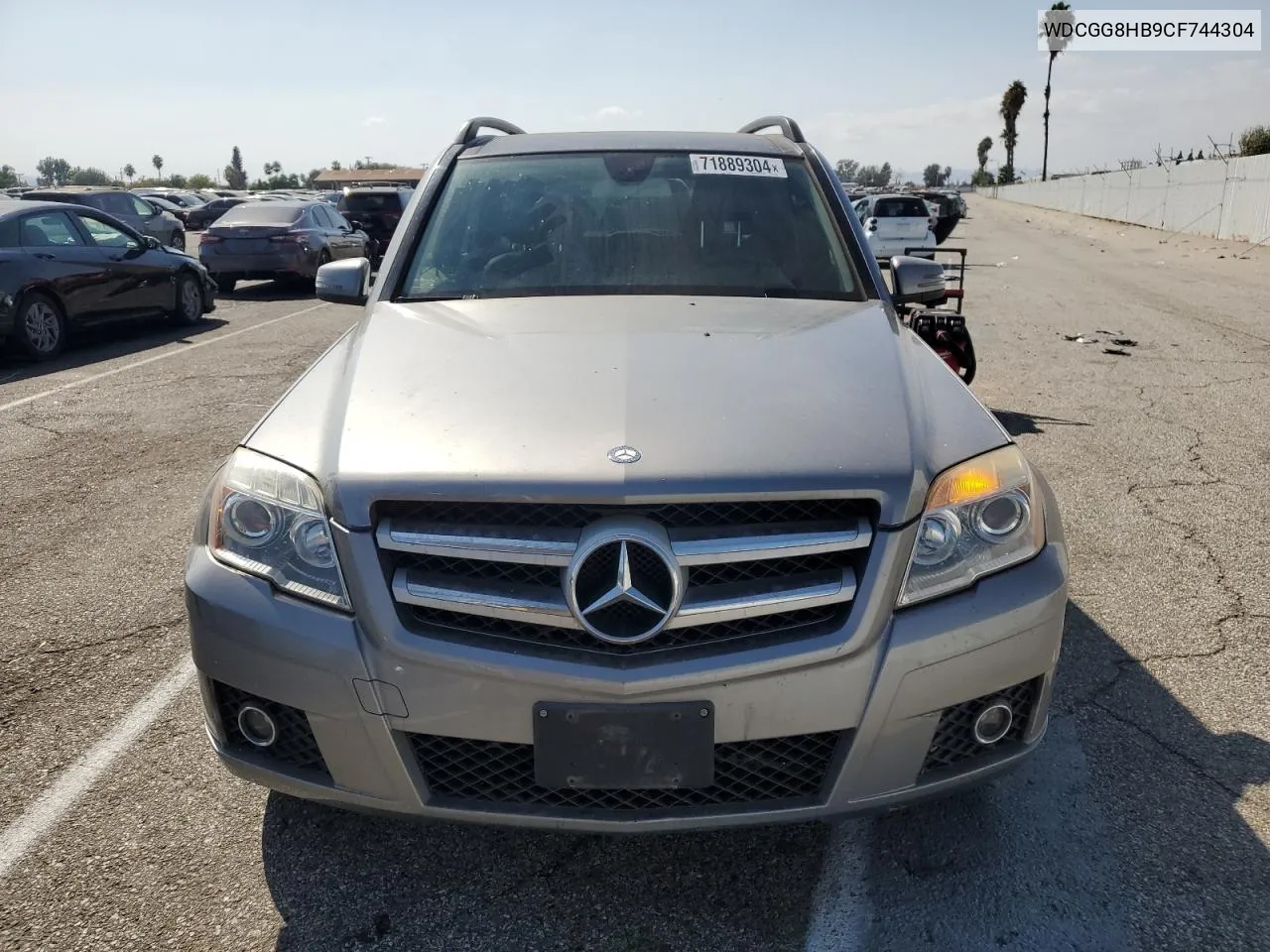 2012 Mercedes-Benz Glk 350 4Matic VIN: WDCGG8HB9CF744304 Lot: 71889304