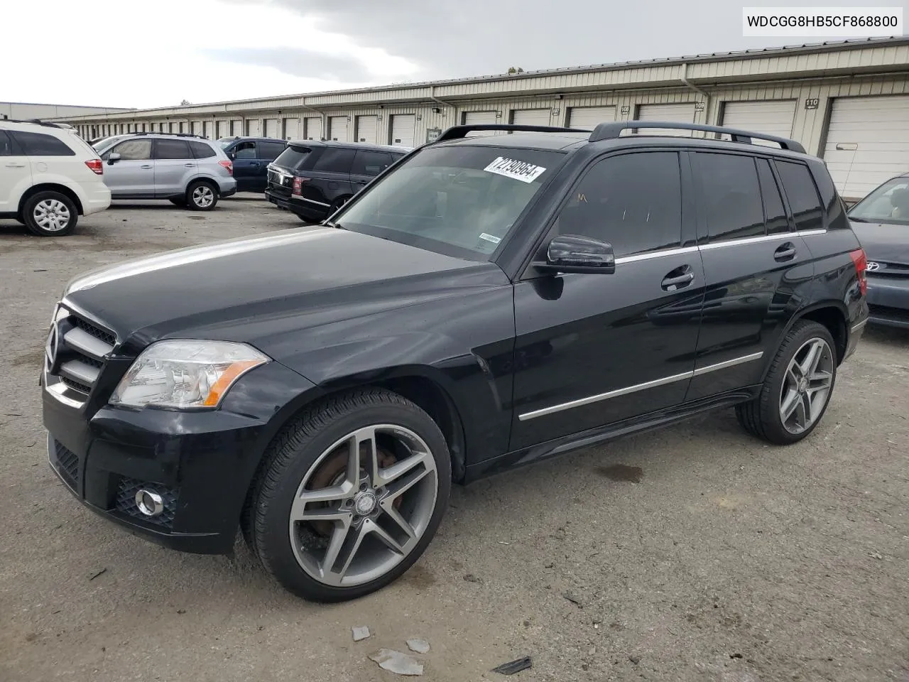 2012 Mercedes-Benz Glk 350 4Matic VIN: WDCGG8HB5CF868800 Lot: 72790964