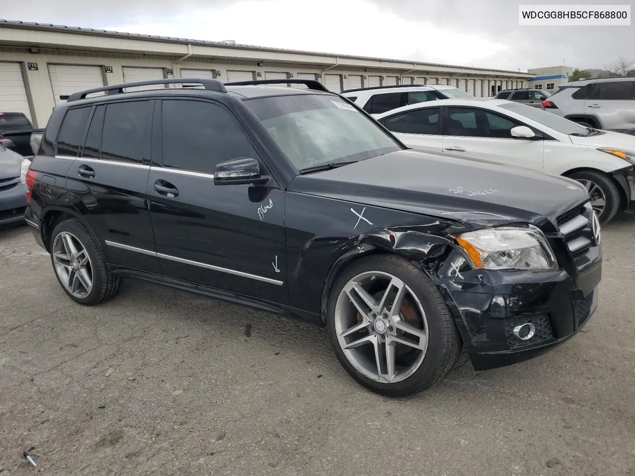 2012 Mercedes-Benz Glk 350 4Matic VIN: WDCGG8HB5CF868800 Lot: 72790964