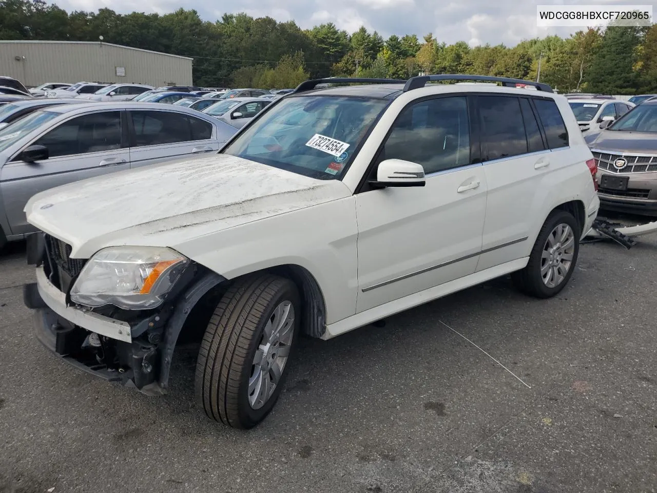 2012 Mercedes-Benz Glk 350 4Matic VIN: WDCGG8HBXCF720965 Lot: 73274554