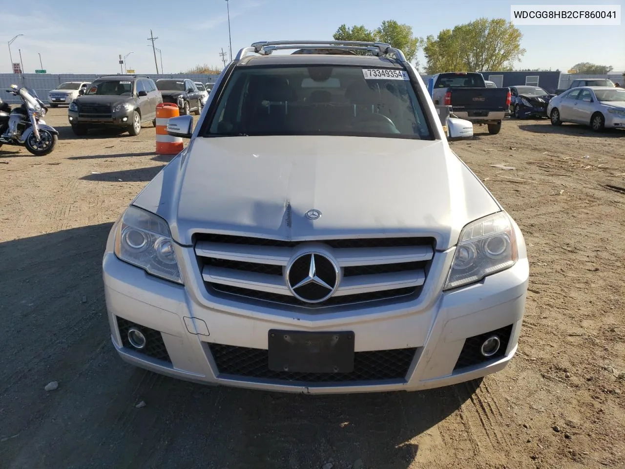 2012 Mercedes-Benz Glk 350 4Matic VIN: WDCGG8HB2CF860041 Lot: 73349354