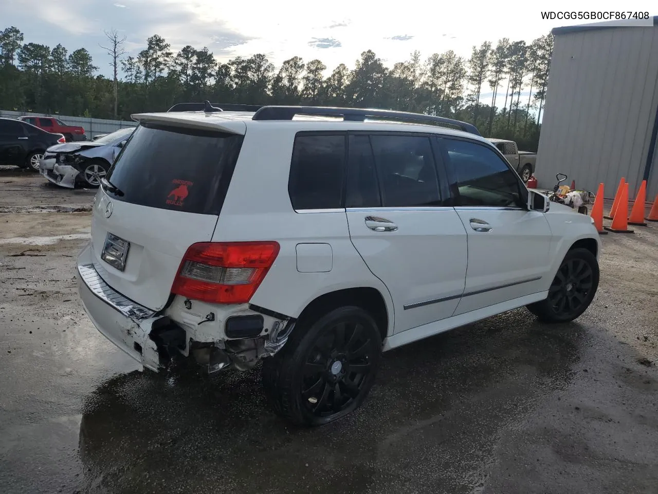 2012 Mercedes-Benz Glk 350 VIN: WDCGG5GB0CF867408 Lot: 73553924