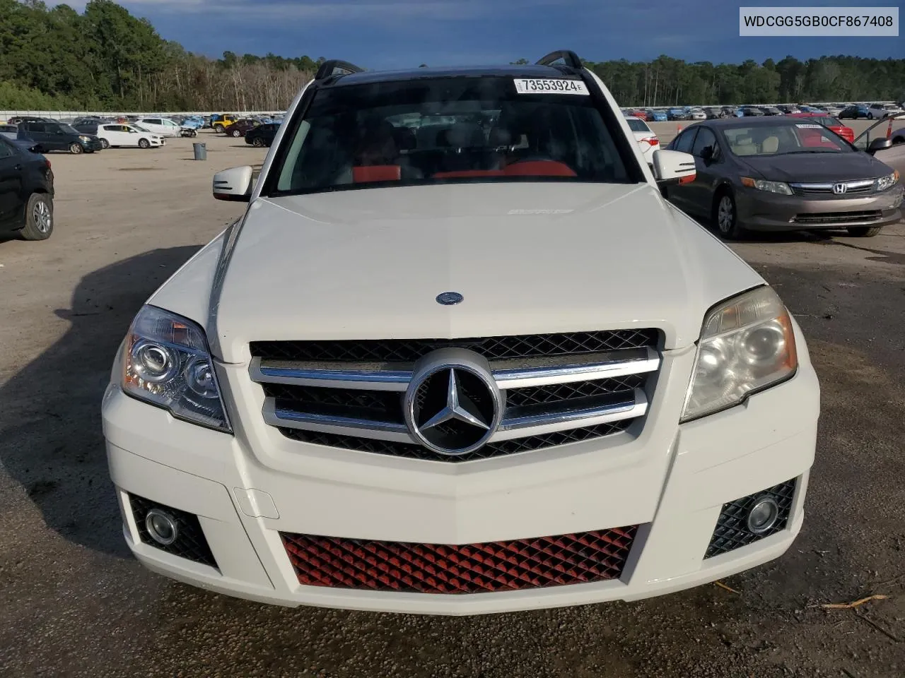 2012 Mercedes-Benz Glk 350 VIN: WDCGG5GB0CF867408 Lot: 73553924