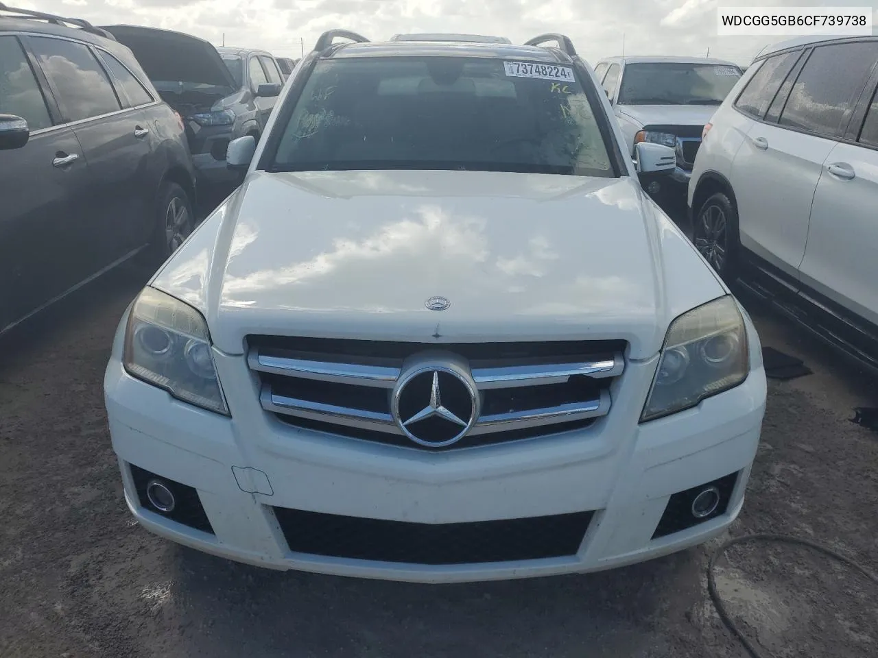 2012 Mercedes-Benz Glk 350 VIN: WDCGG5GB6CF739738 Lot: 73748224