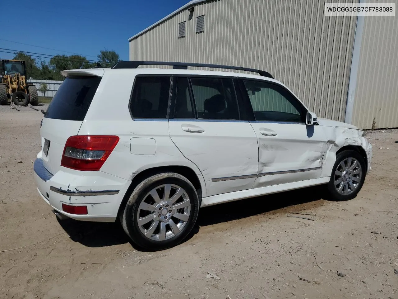 2012 Mercedes-Benz Glk 350 VIN: WDCGG5GB7CF788088 Lot: 74859384