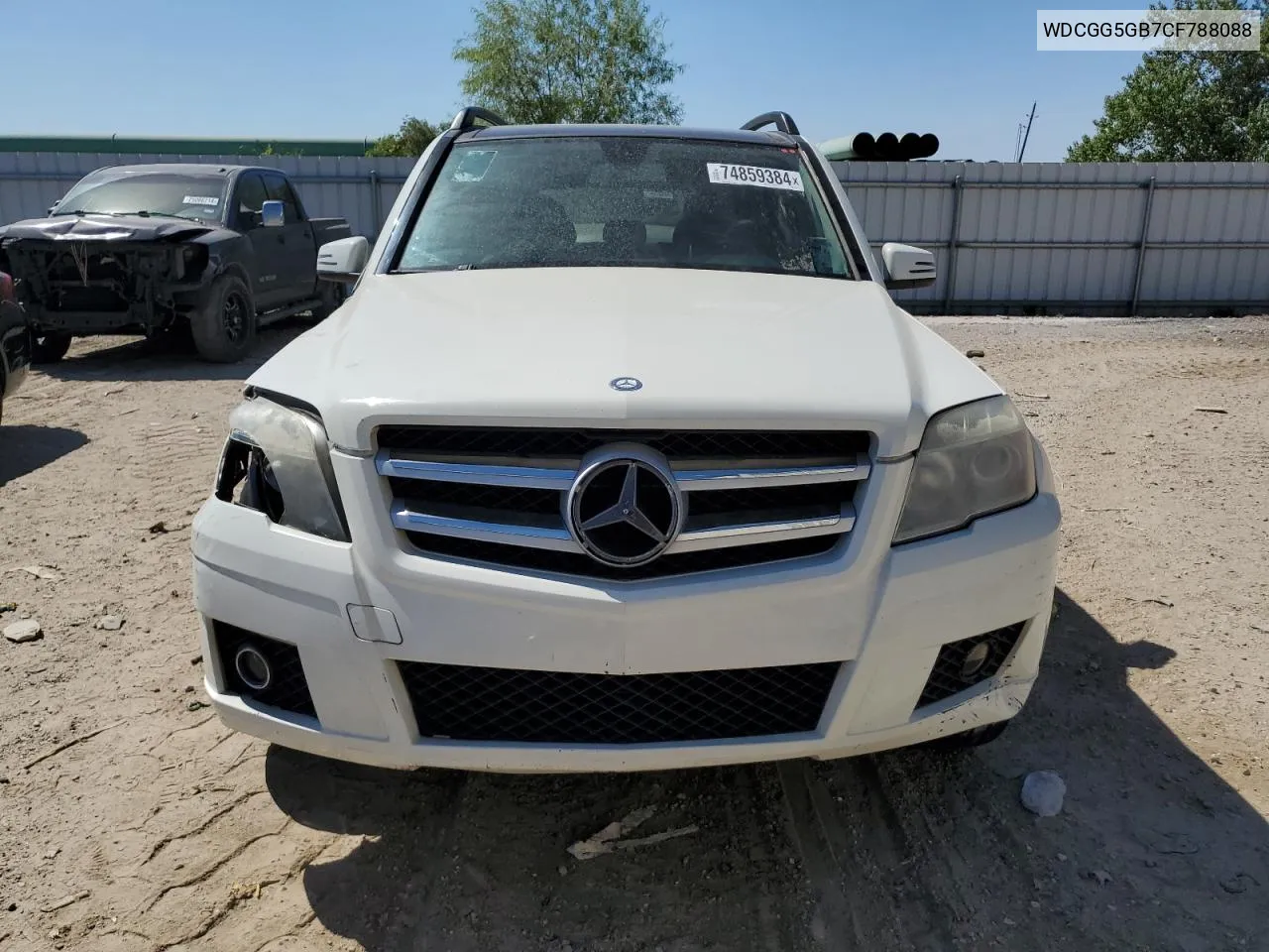 2012 Mercedes-Benz Glk 350 VIN: WDCGG5GB7CF788088 Lot: 74859384