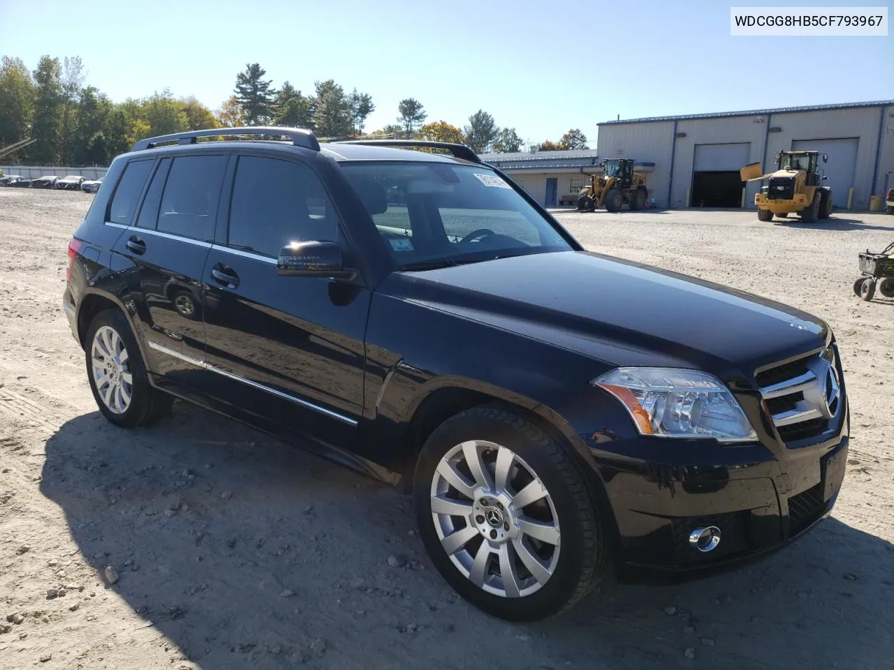 2012 Mercedes-Benz Glk 350 4Matic VIN: WDCGG8HB5CF793967 Lot: 76114274