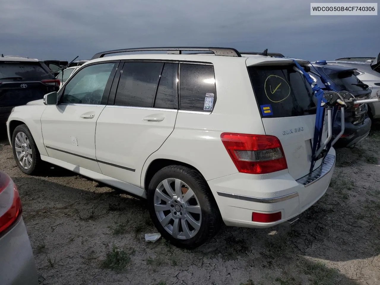 2012 Mercedes-Benz Glk 350 VIN: WDCGG5GB4CF740306 Lot: 76171694