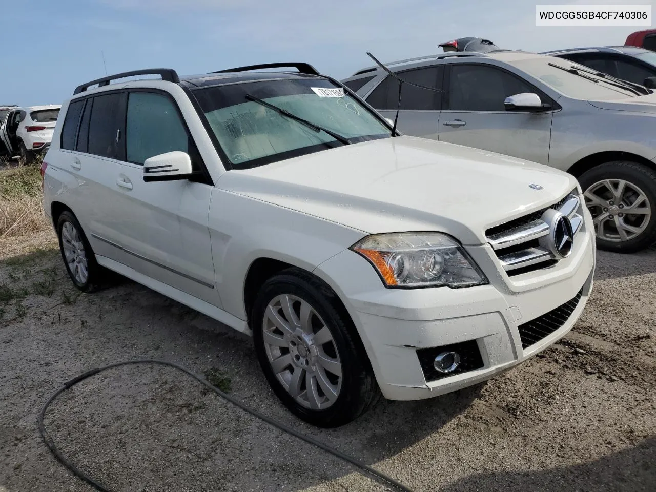 2012 Mercedes-Benz Glk 350 VIN: WDCGG5GB4CF740306 Lot: 76171694