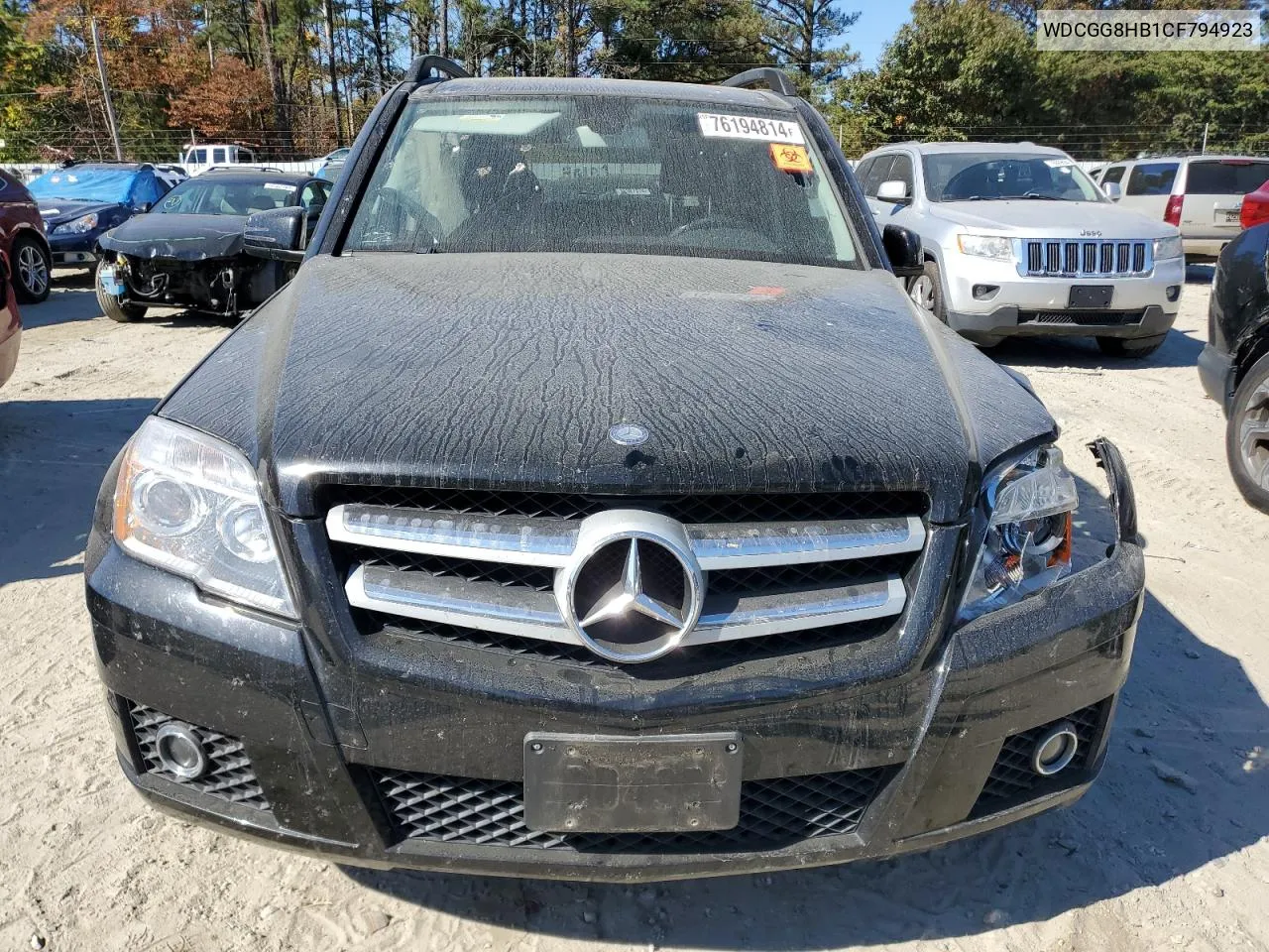 2012 Mercedes-Benz Glk 350 4Matic VIN: WDCGG8HB1CF794923 Lot: 76194814