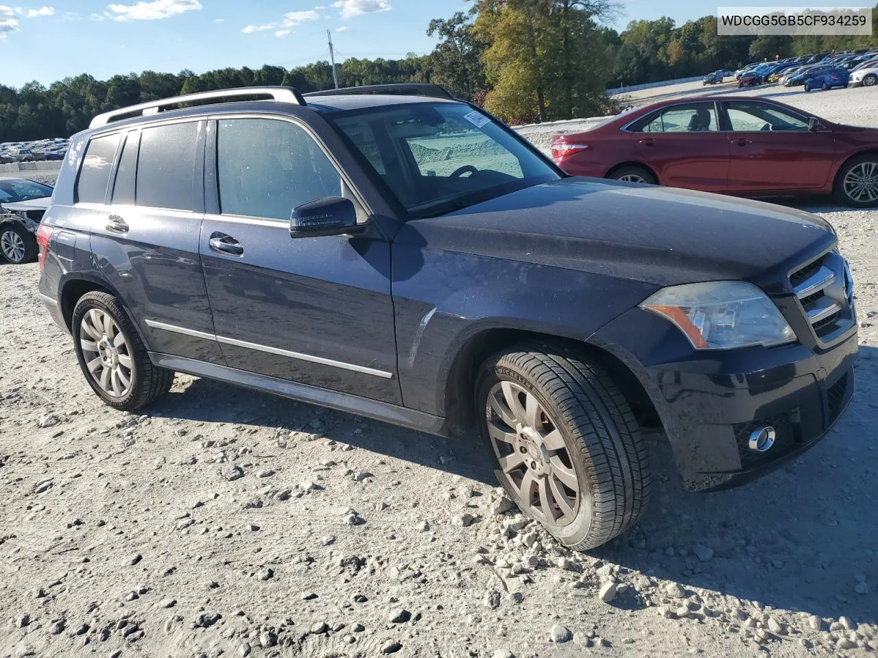 2012 Mercedes-Benz Glk 350 VIN: WDCGG5GB5CF934259 Lot: 76344474