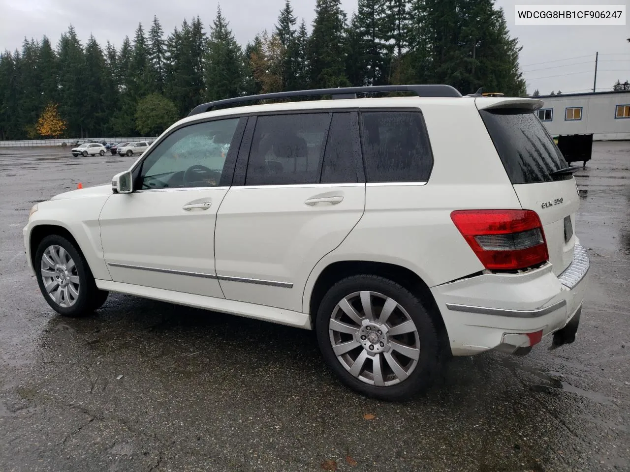 2012 Mercedes-Benz Glk 350 4Matic VIN: WDCGG8HB1CF906247 Lot: 78281464