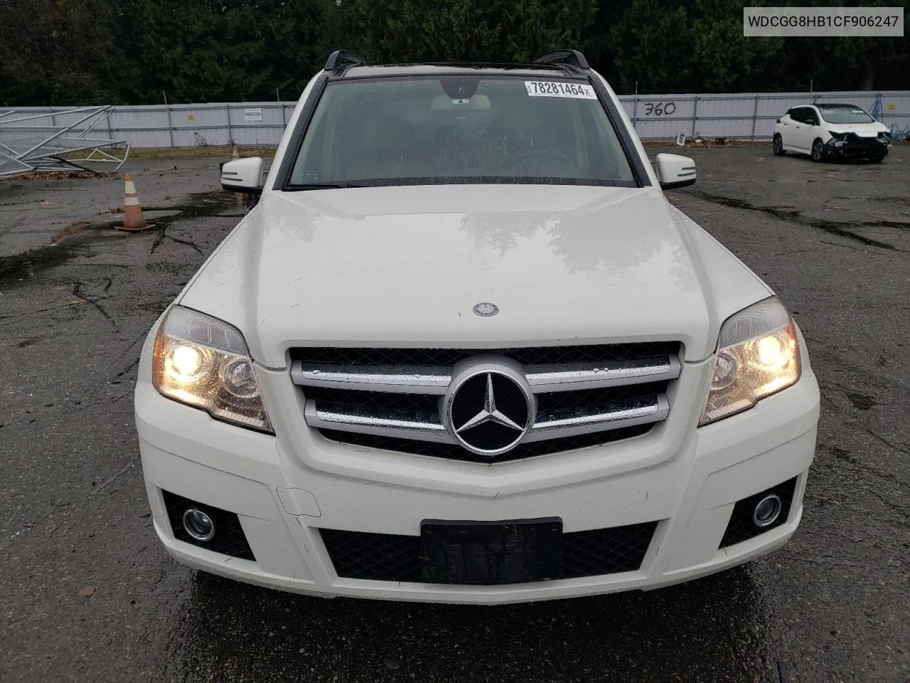 2012 Mercedes-Benz Glk 350 4Matic VIN: WDCGG8HB1CF906247 Lot: 78281464