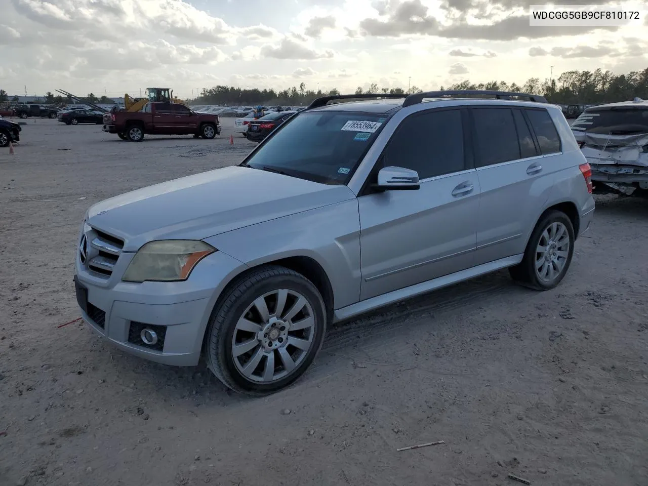 2012 Mercedes-Benz Glk 350 VIN: WDCGG5GB9CF810172 Lot: 78553964