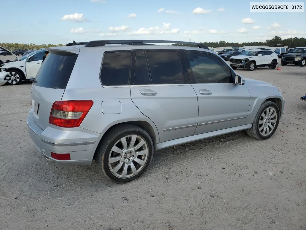 2012 Mercedes-Benz Glk 350 VIN: WDCGG5GB9CF810172 Lot: 78553964