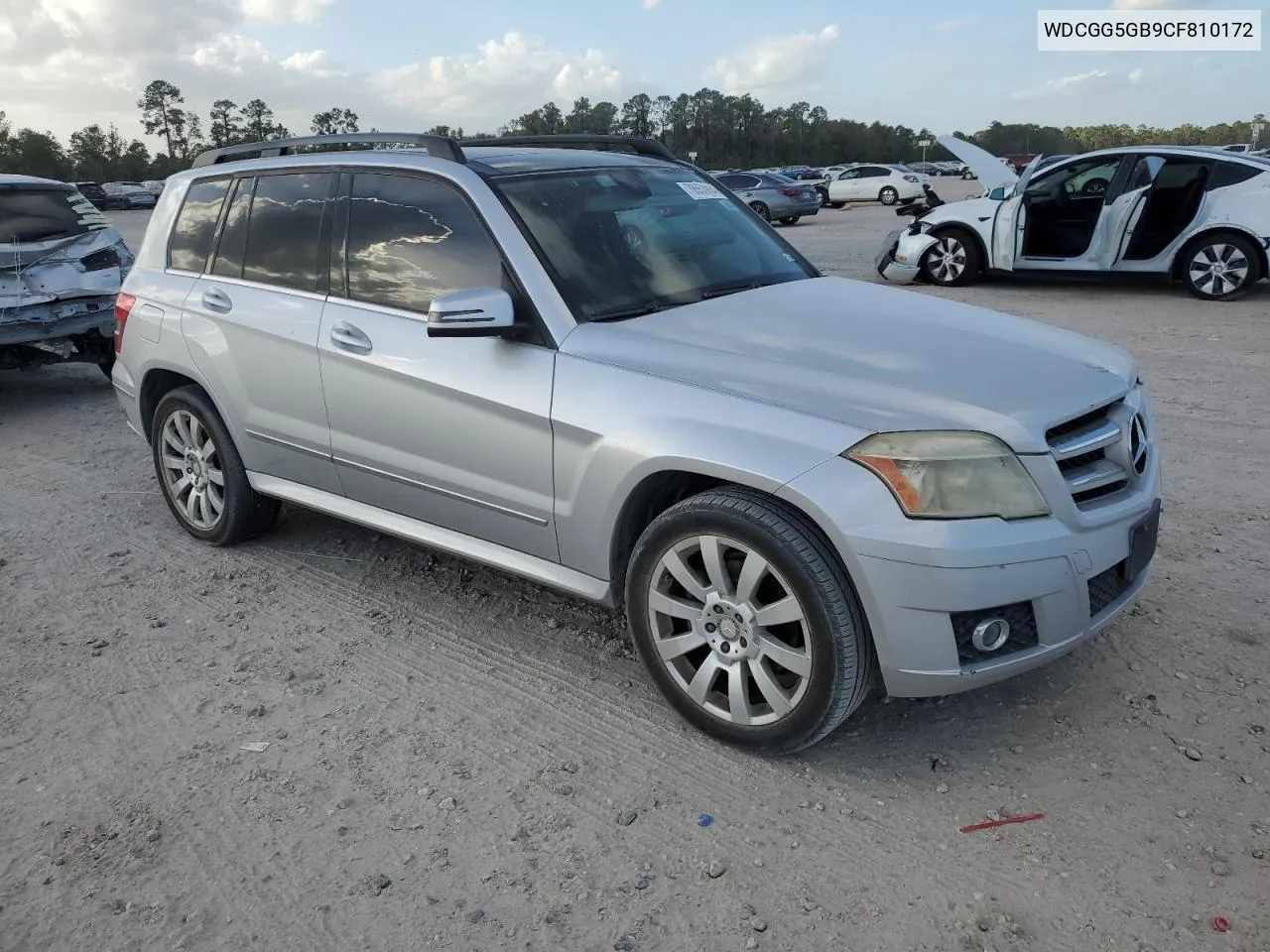 2012 Mercedes-Benz Glk 350 VIN: WDCGG5GB9CF810172 Lot: 78553964