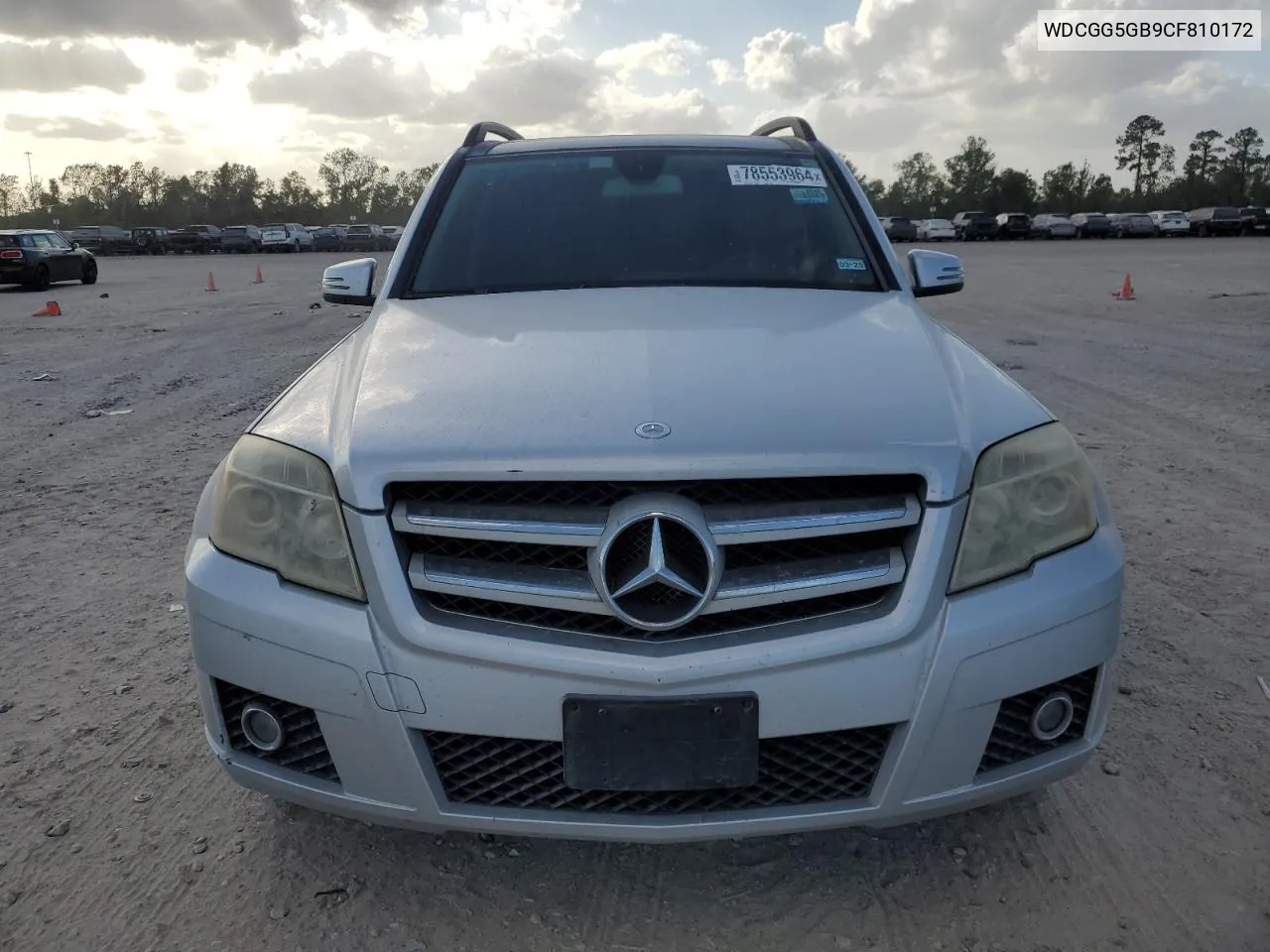 2012 Mercedes-Benz Glk 350 VIN: WDCGG5GB9CF810172 Lot: 78553964