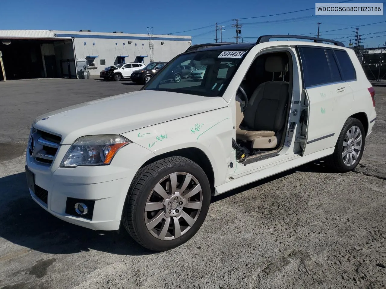 2012 Mercedes-Benz Glk 350 VIN: WDCGG5GB8CF823186 Lot: 80144034