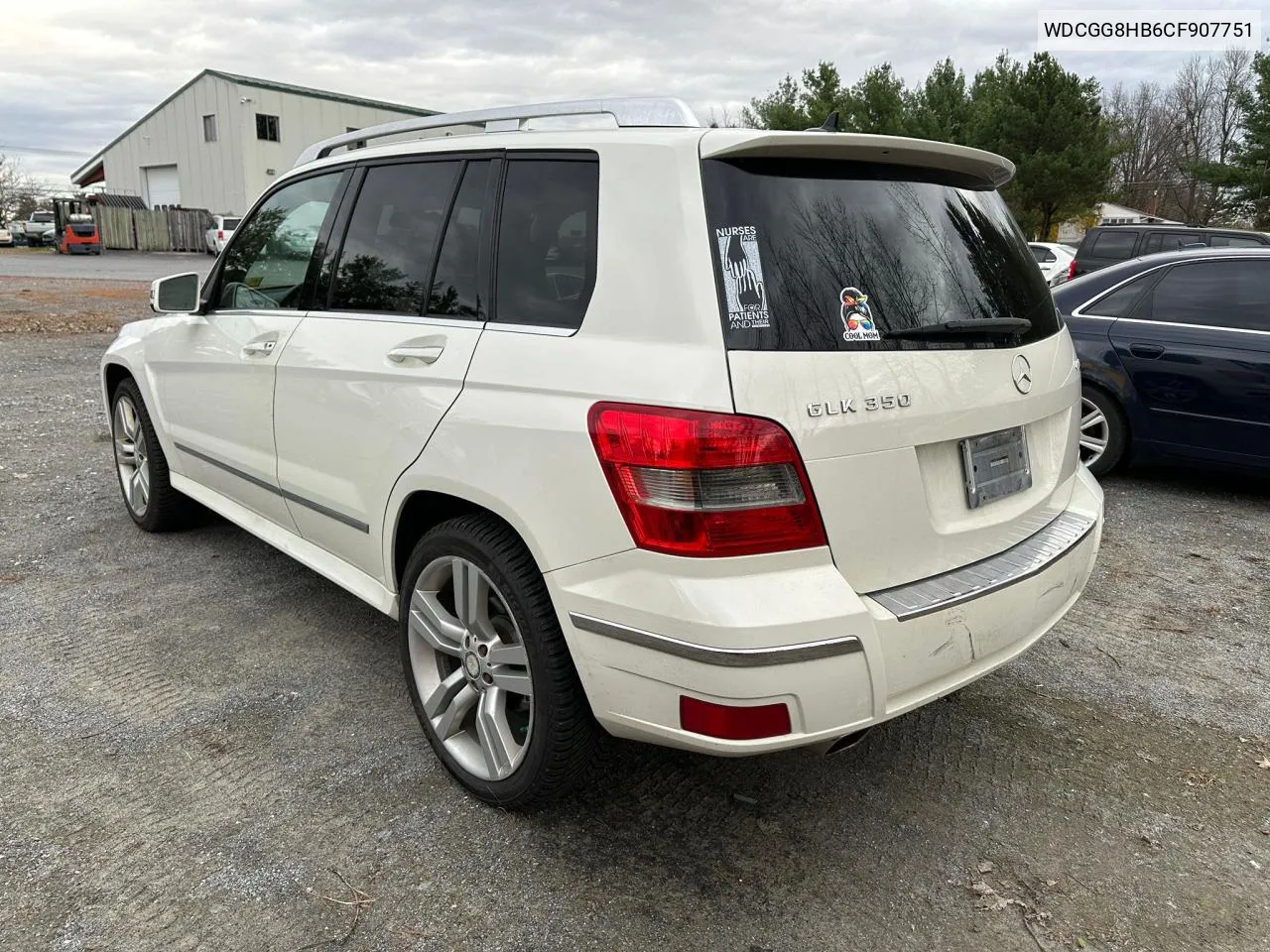 2012 Mercedes-Benz Glk 350 4Matic VIN: WDCGG8HB6CF907751 Lot: 80172224