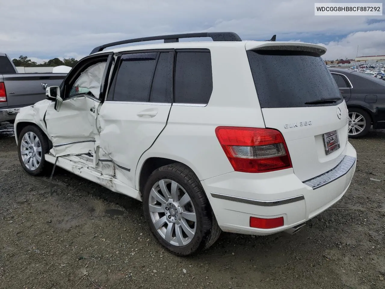 2012 Mercedes-Benz Glk 350 4Matic VIN: WDCGG8HB8CF887292 Lot: 80292184