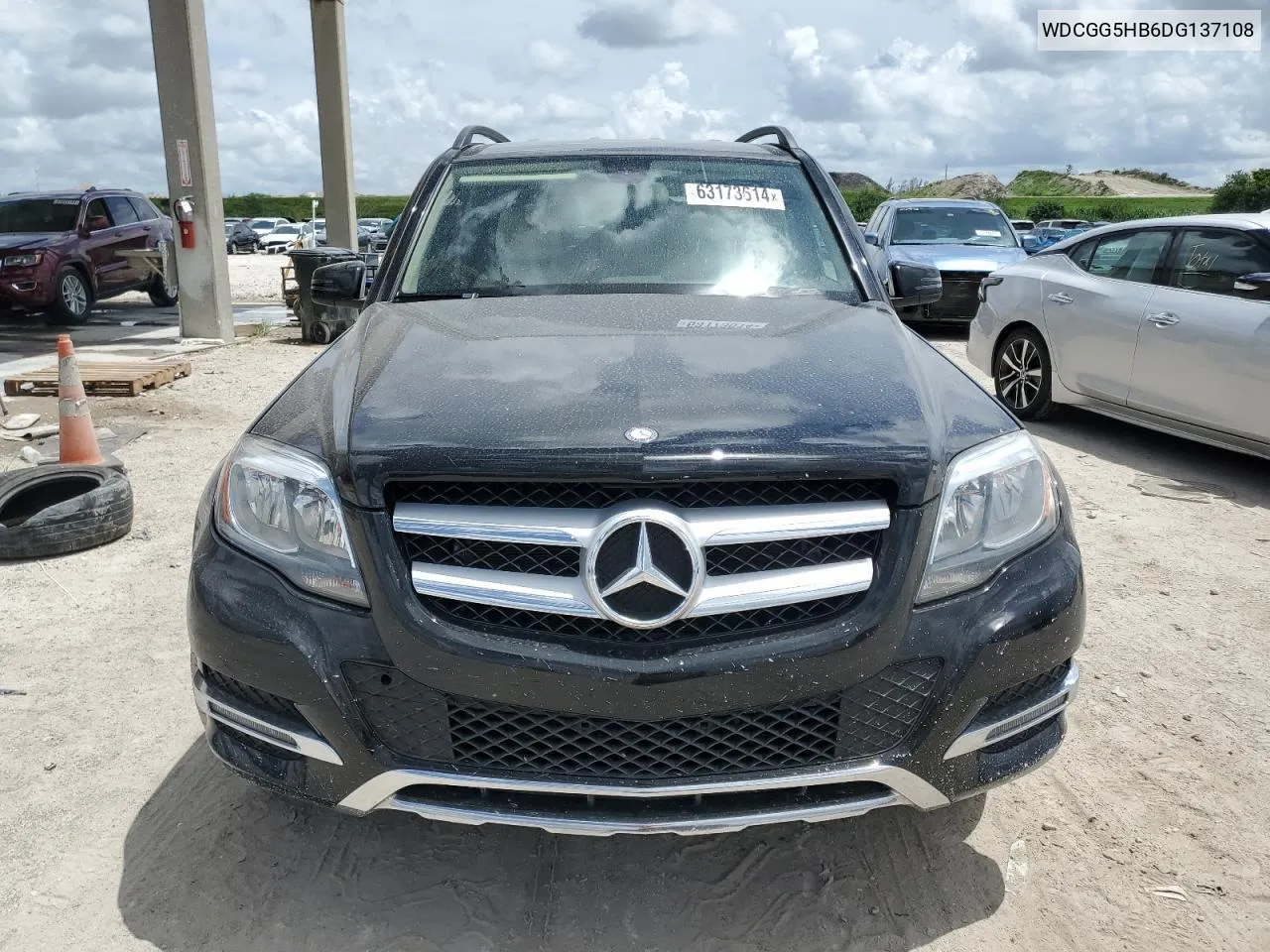 2013 Mercedes-Benz Glk 350 VIN: WDCGG5HB6DG137108 Lot: 63173614