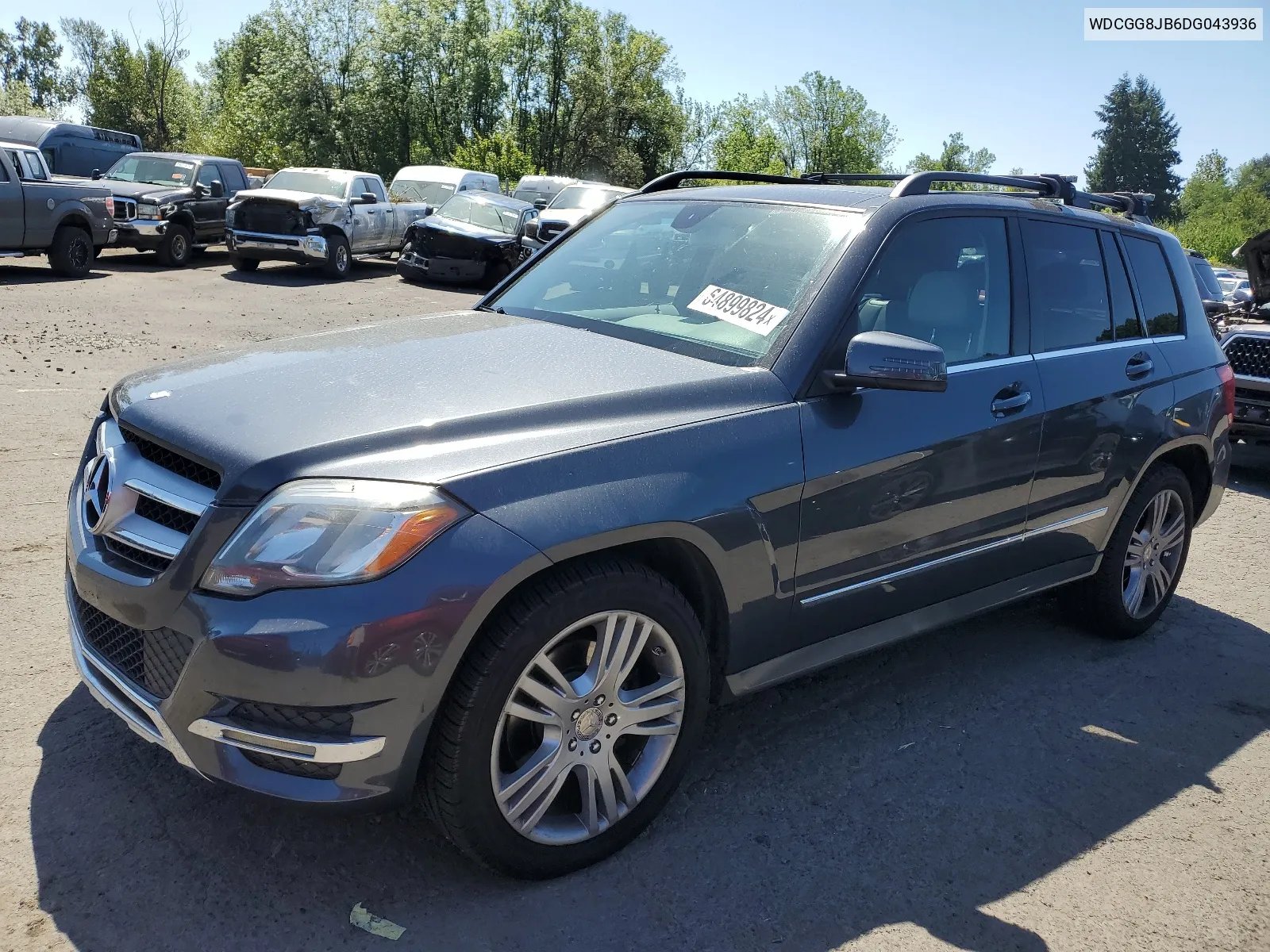 2013 Mercedes-Benz Glk 350 4Matic VIN: WDCGG8JB6DG043936 Lot: 64899824