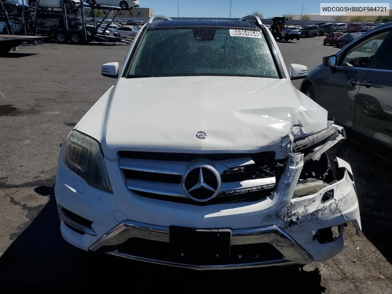 2013 Mercedes-Benz Glk 350 VIN: WDCGG5HB8DF984721 Lot: 66964864