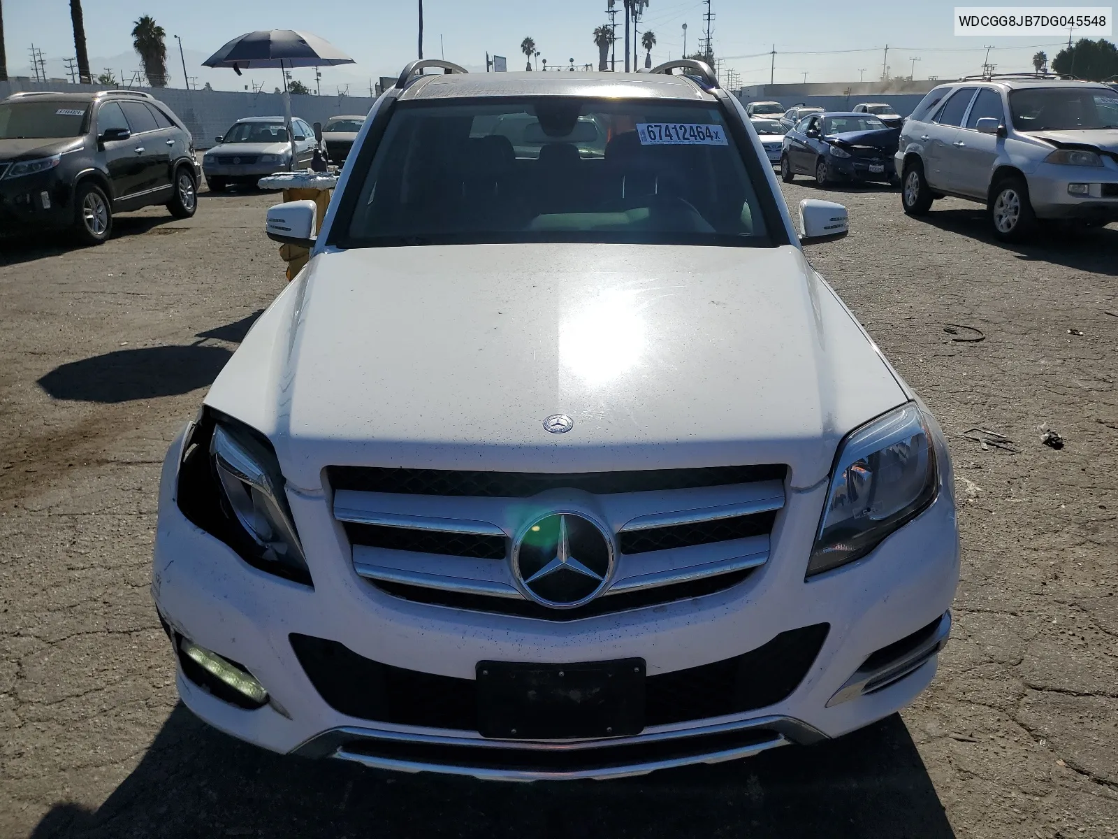 2013 Mercedes-Benz Glk 350 4Matic VIN: WDCGG8JB7DG045548 Lot: 67412464