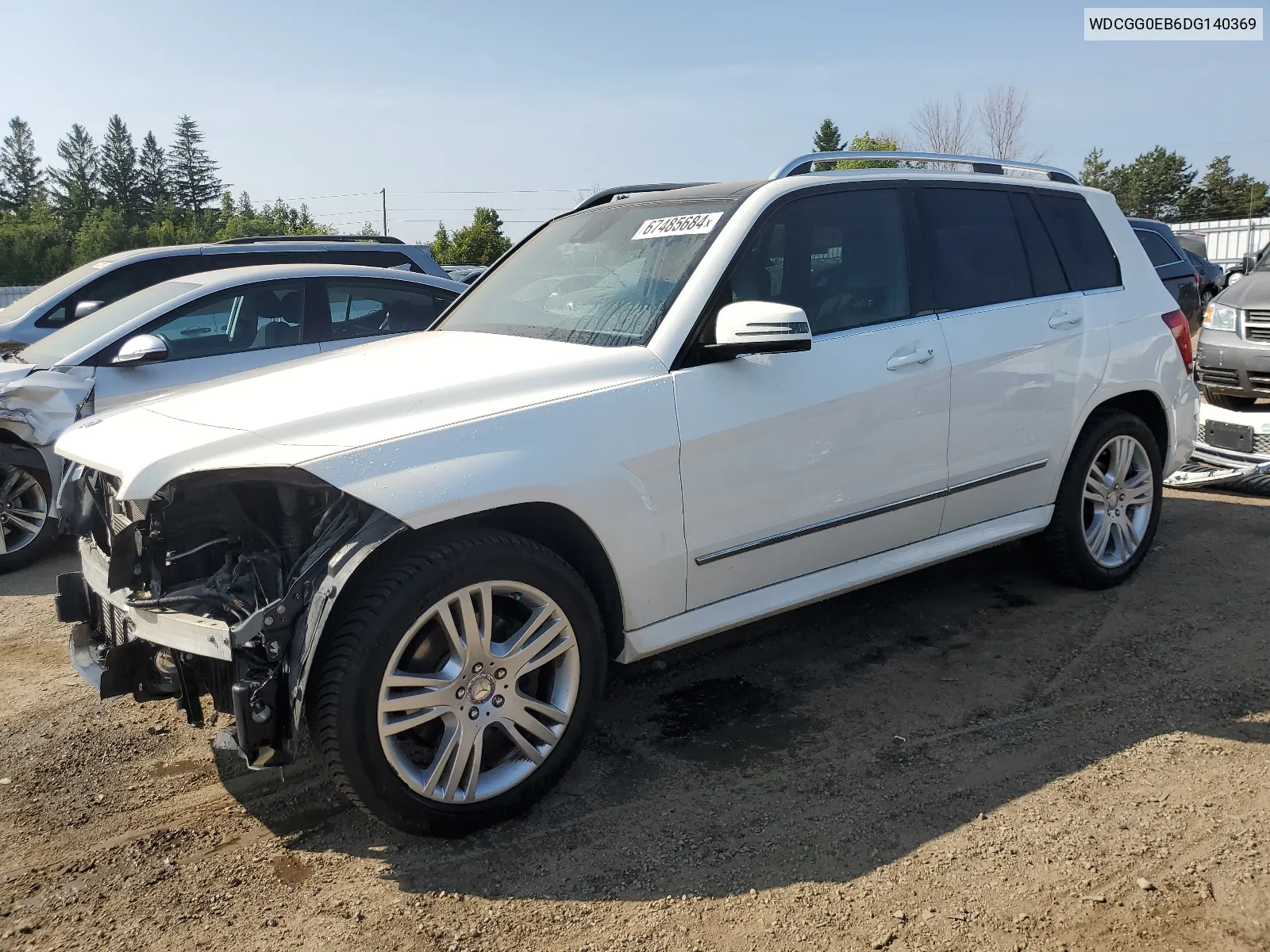 2013 Mercedes-Benz Glk 250 Bluetec VIN: WDCGG0EB6DG140369 Lot: 67485684