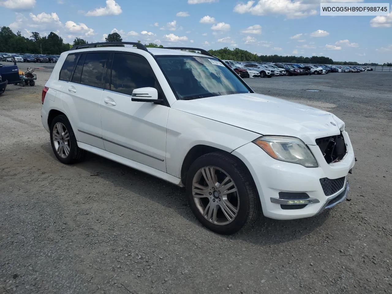 2013 Mercedes-Benz Glk 350 VIN: WDCGG5HB9DF988745 Lot: 67757714