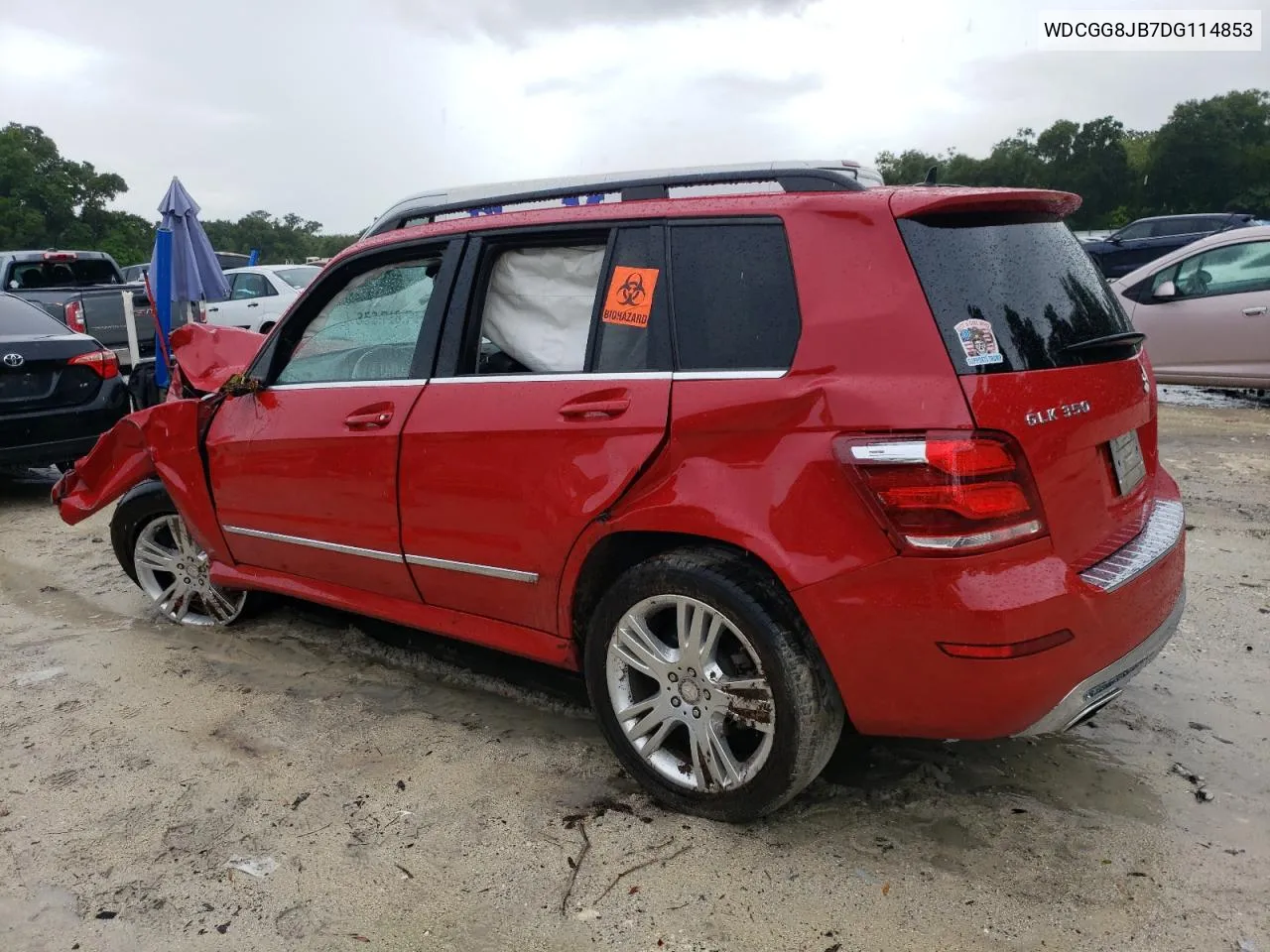 2013 Mercedes-Benz Glk 350 4Matic VIN: WDCGG8JB7DG114853 Lot: 70635004