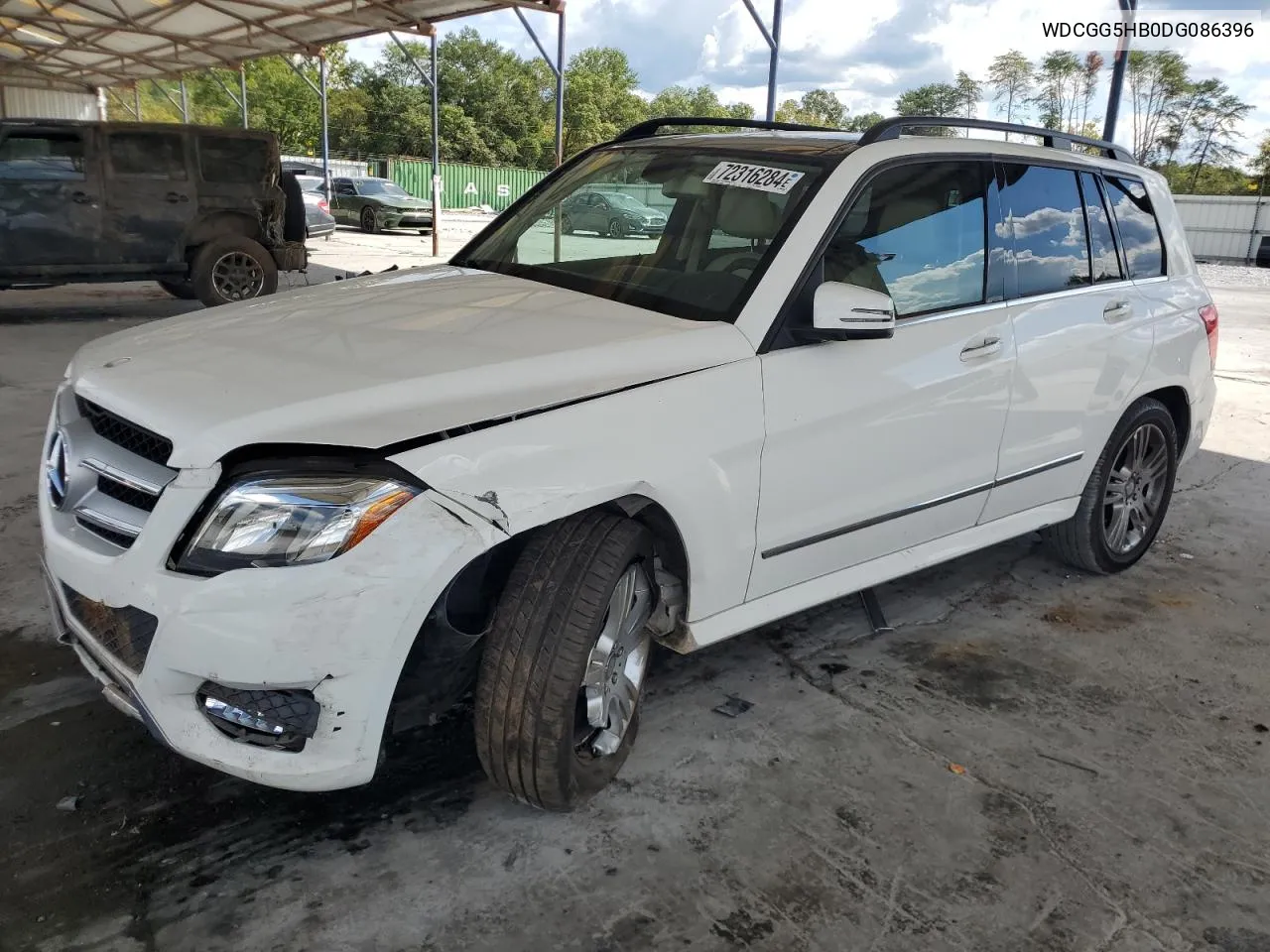 2013 Mercedes-Benz Glk 350 VIN: WDCGG5HB0DG086396 Lot: 72316284