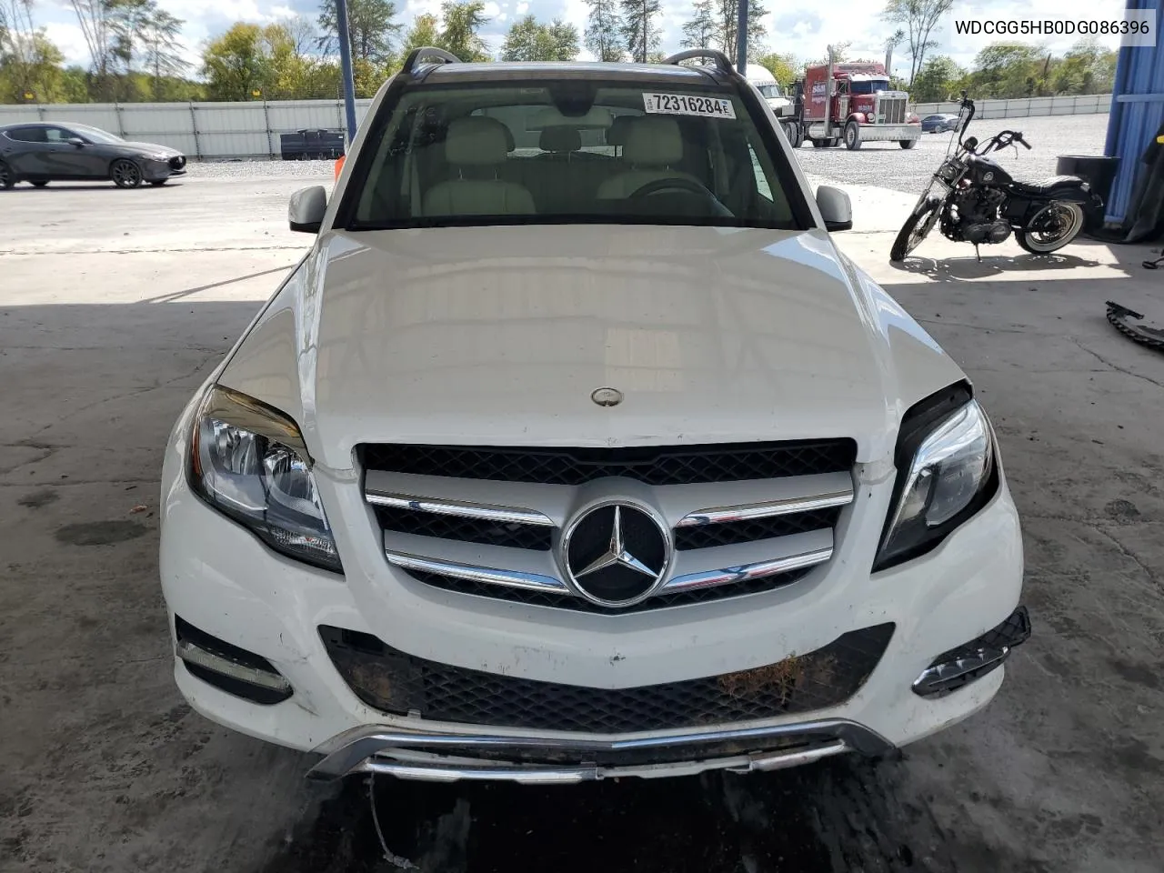 2013 Mercedes-Benz Glk 350 VIN: WDCGG5HB0DG086396 Lot: 72316284