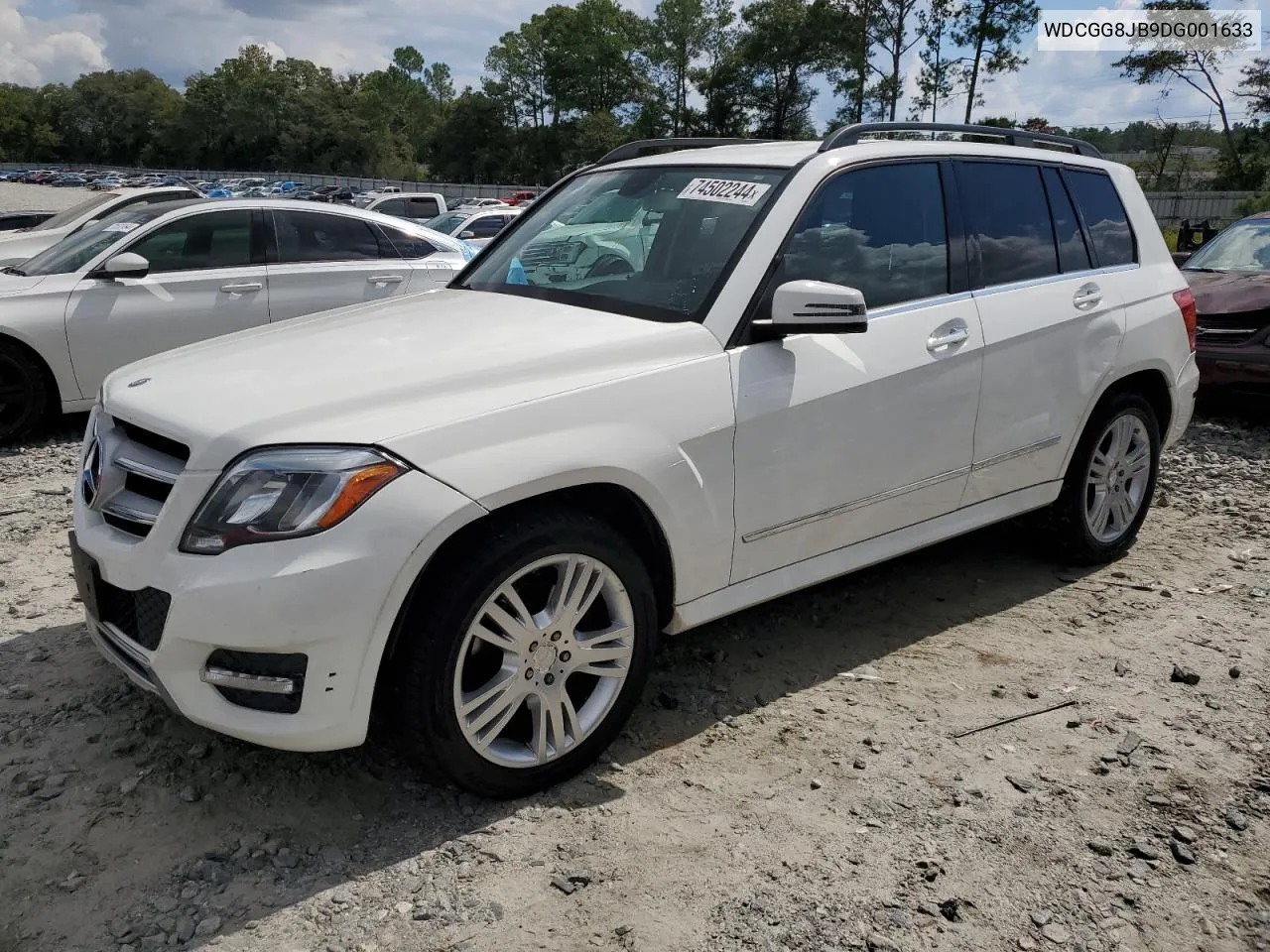 2013 Mercedes-Benz Glk 350 4Matic VIN: WDCGG8JB9DG001633 Lot: 74502244