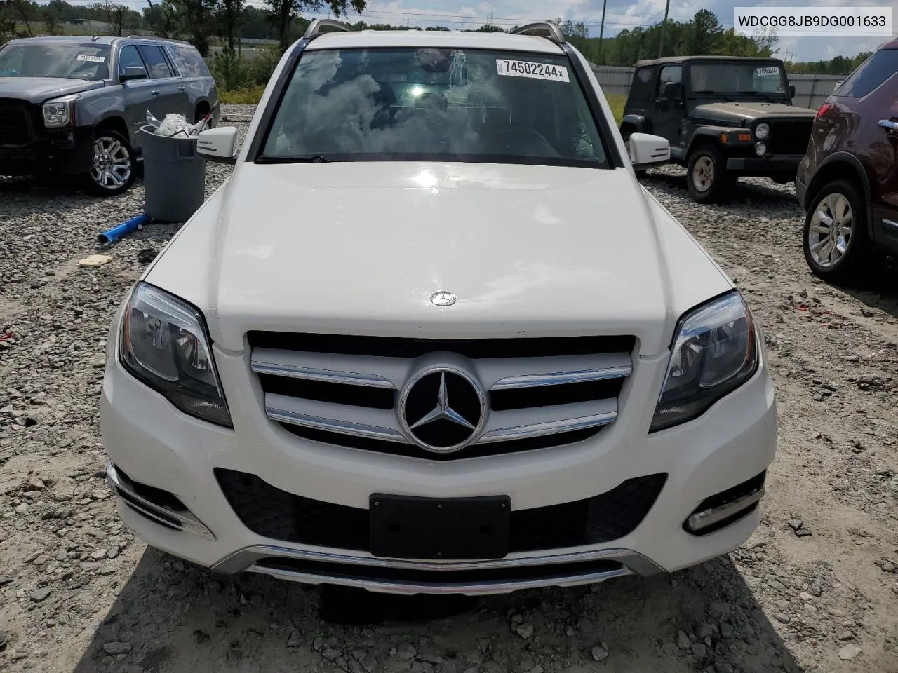 2013 Mercedes-Benz Glk 350 4Matic VIN: WDCGG8JB9DG001633 Lot: 74502244