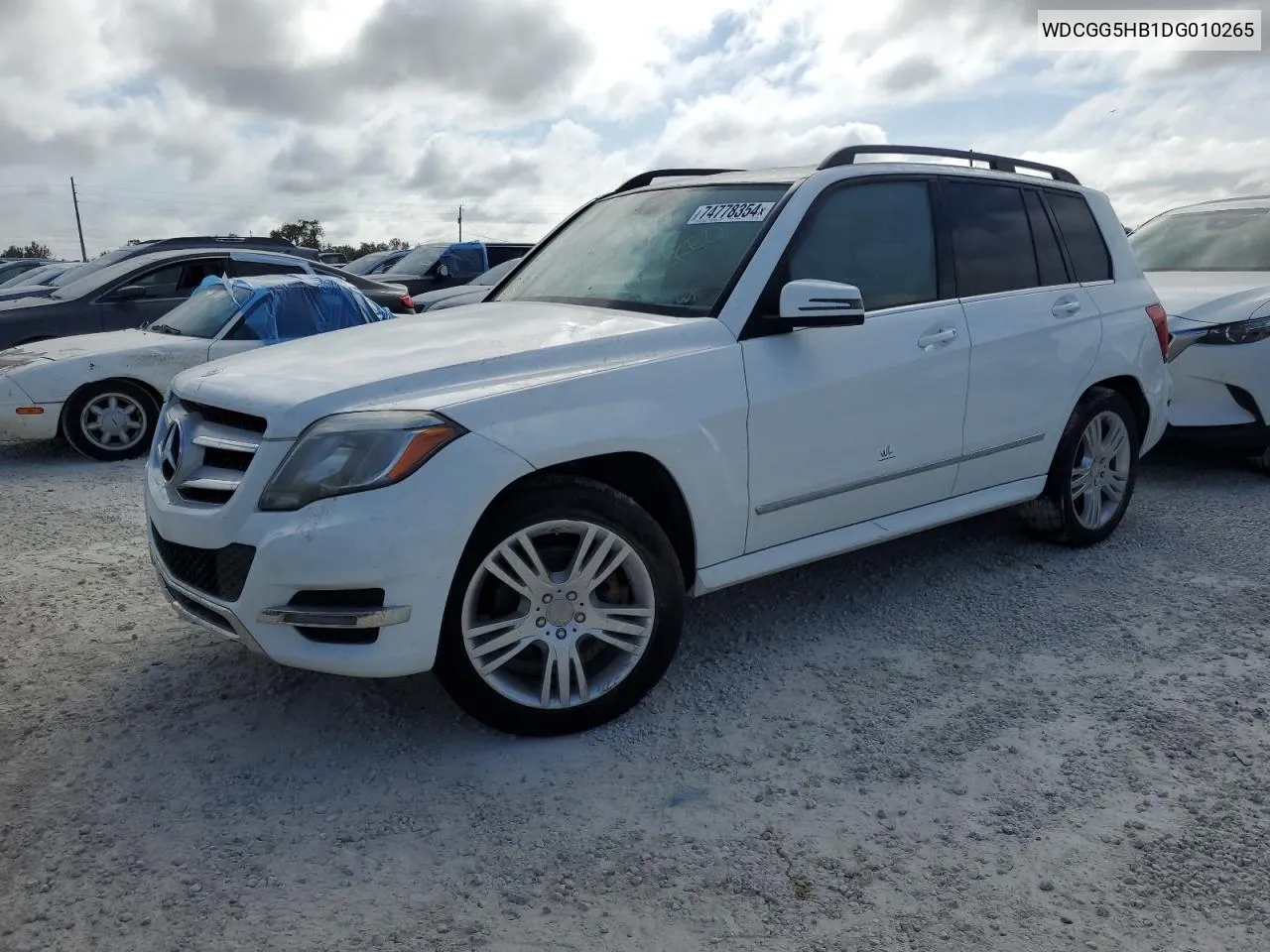 2013 Mercedes-Benz Glk 350 VIN: WDCGG5HB1DG010265 Lot: 74778354