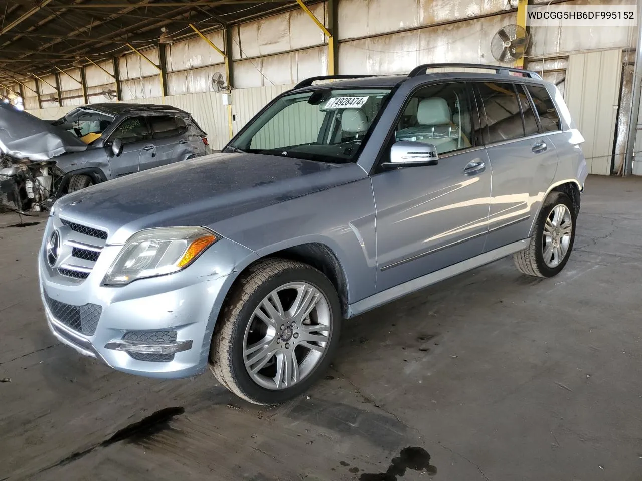 2013 Mercedes-Benz Glk 350 VIN: WDCGG5HB6DF995152 Lot: 74928474