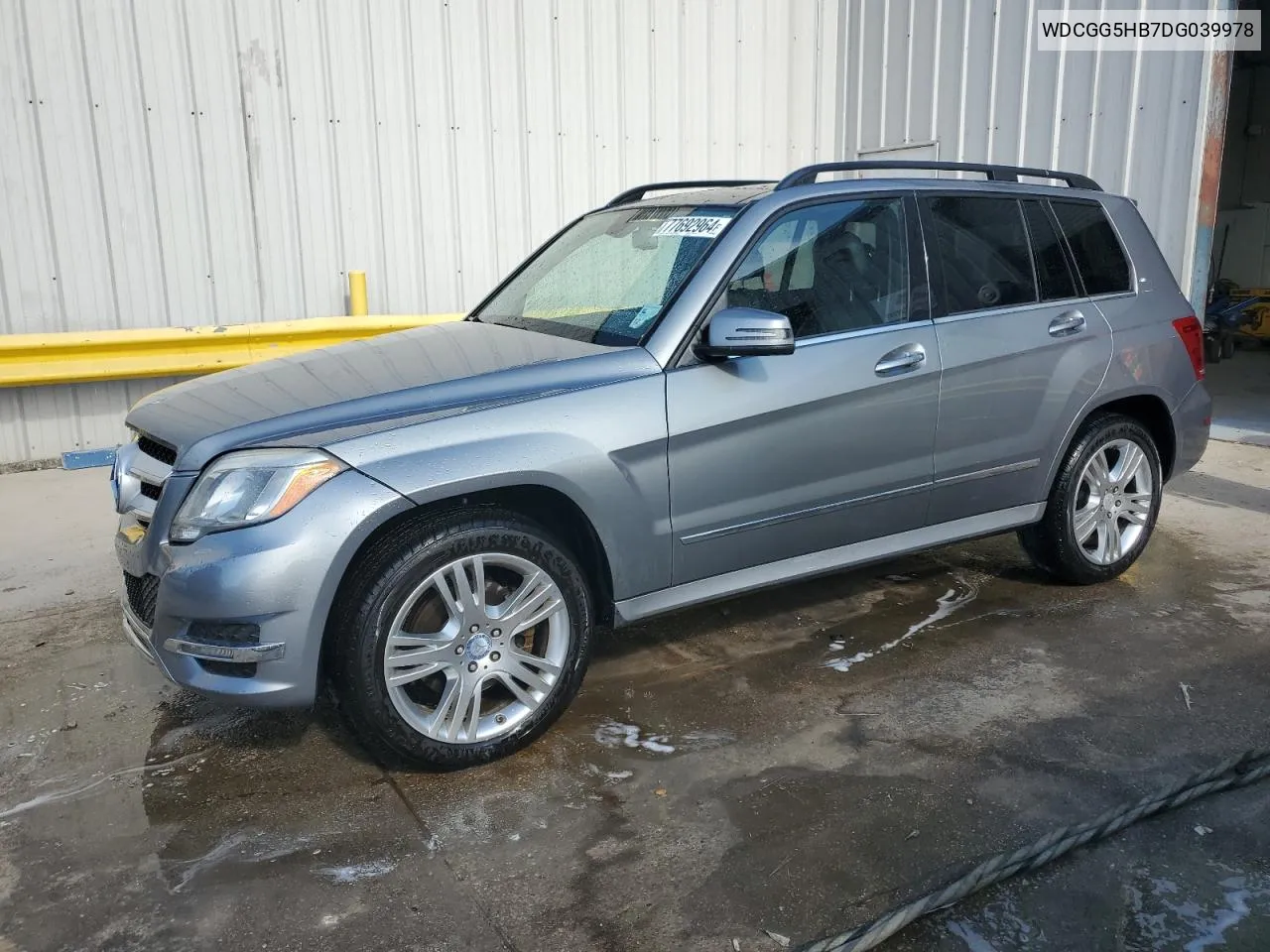 2013 Mercedes-Benz Glk 350 VIN: WDCGG5HB7DG039978 Lot: 77692964