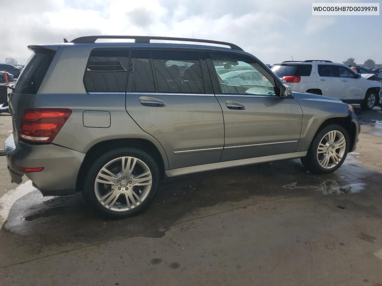 2013 Mercedes-Benz Glk 350 VIN: WDCGG5HB7DG039978 Lot: 77692964