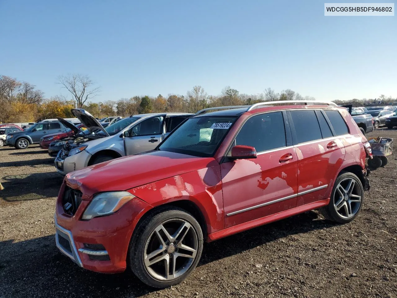 2013 Mercedes-Benz Glk 350 VIN: WDCGG5HB5DF946802 Lot: 78519224