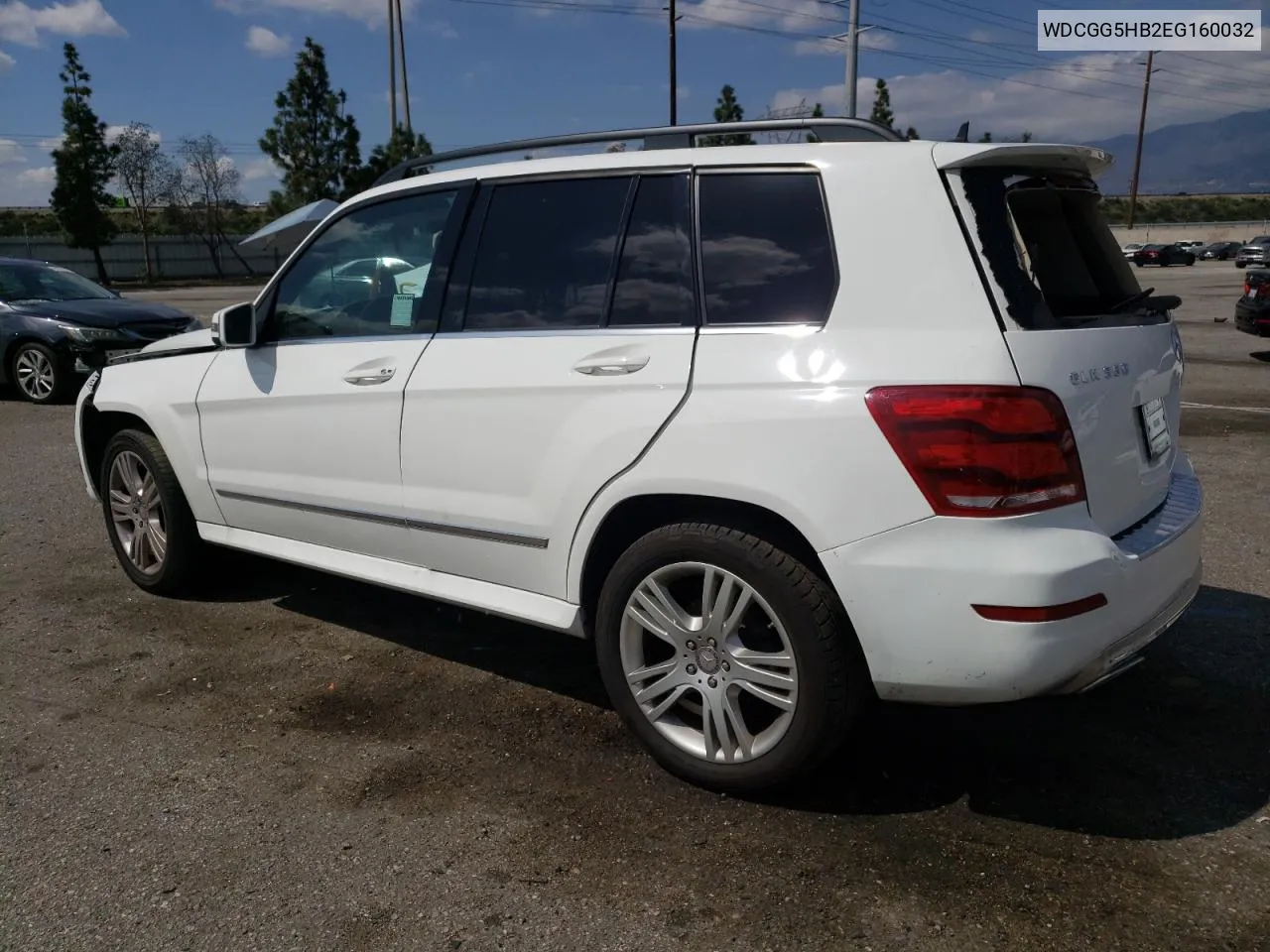 2014 Mercedes-Benz Glk 350 VIN: WDCGG5HB2EG160032 Lot: 46488644