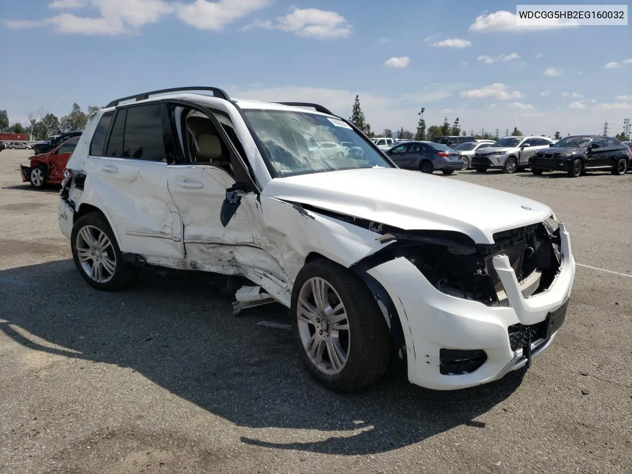 2014 Mercedes-Benz Glk 350 VIN: WDCGG5HB2EG160032 Lot: 46488644