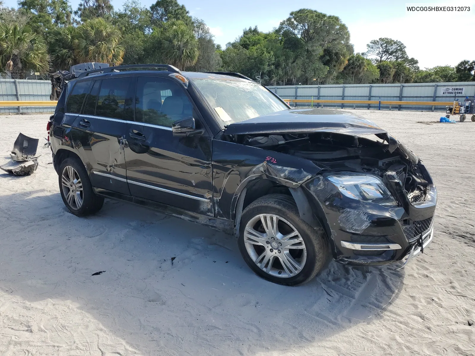 2014 Mercedes-Benz Glk 350 VIN: WDCGG5HBXEG312073 Lot: 50581864