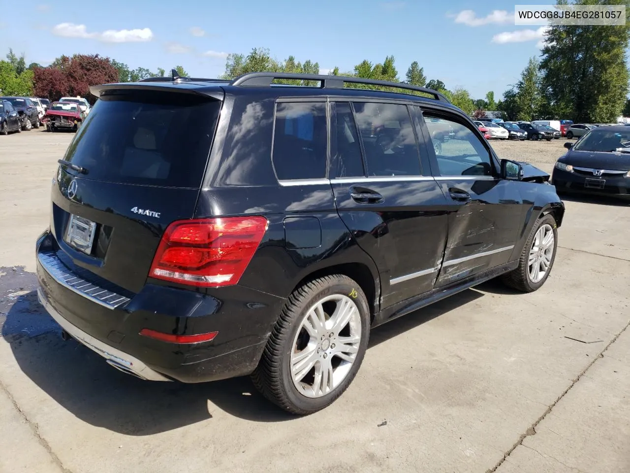 2014 Mercedes-Benz Glk 350 4Matic VIN: WDCGG8JB4EG281057 Lot: 57471734