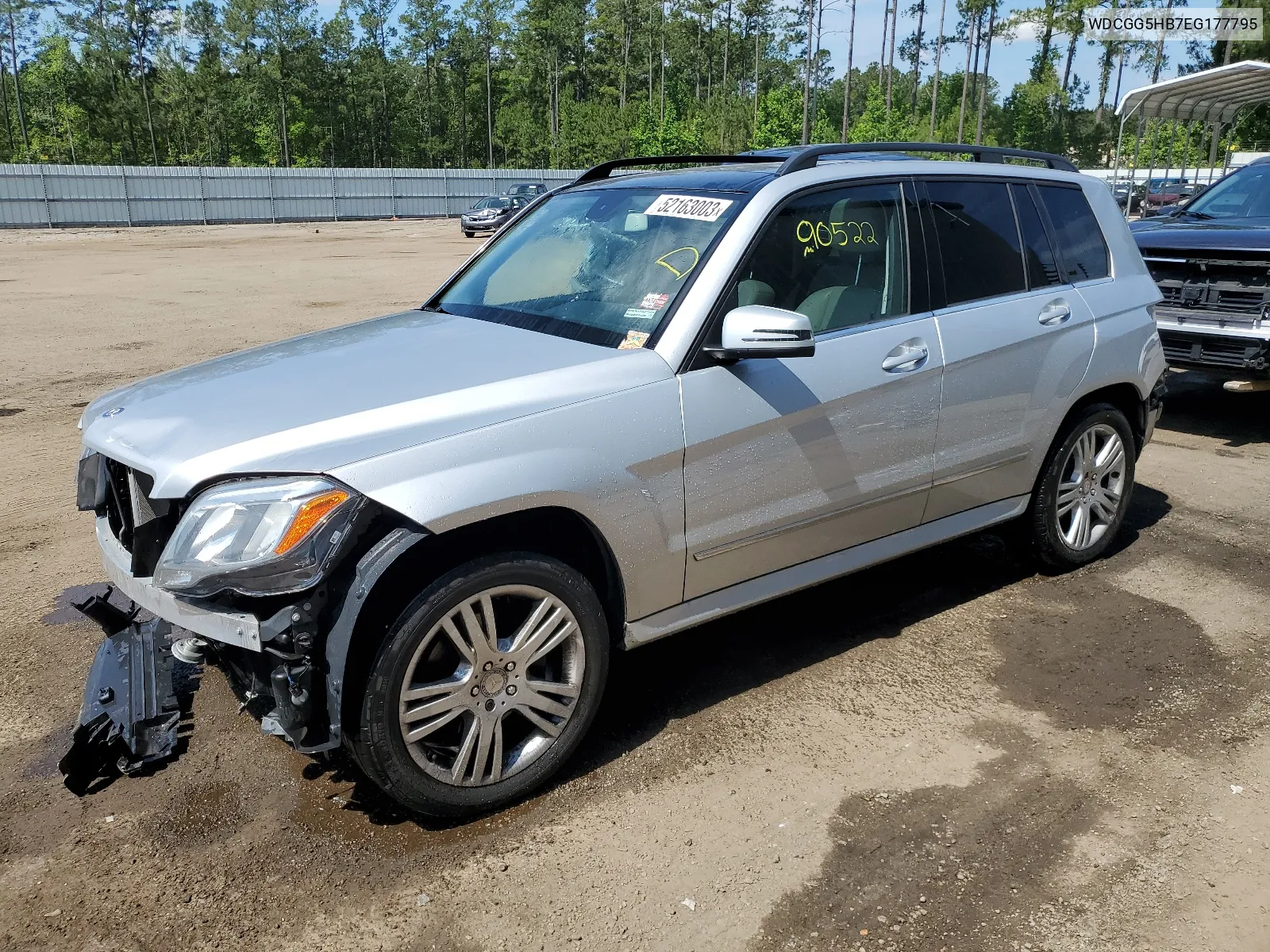 2014 Mercedes-Benz Glk 350 VIN: WDCGG5HB7EG177795 Lot: 67732524