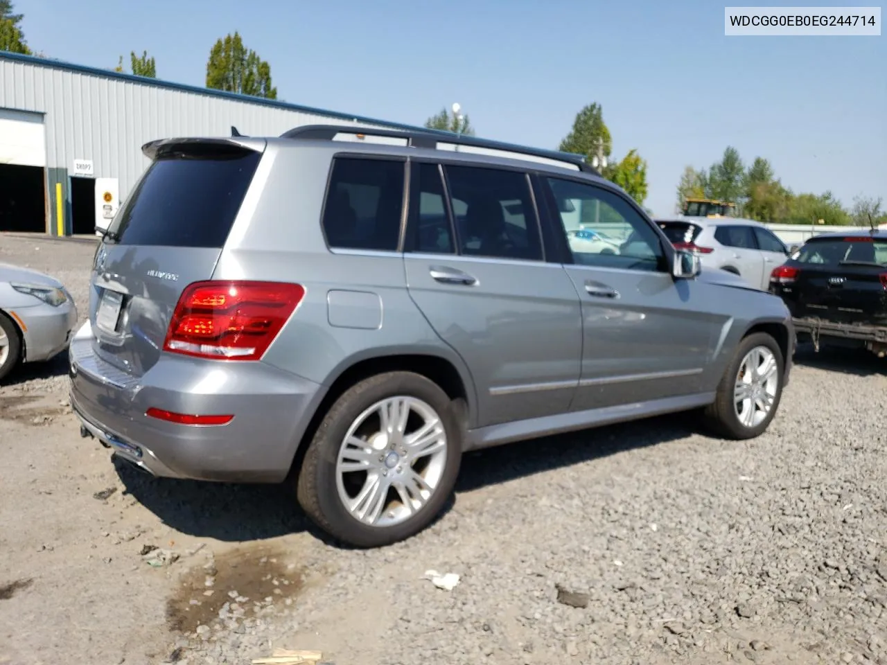 2014 Mercedes-Benz Glk 250 Bluetec VIN: WDCGG0EB0EG244714 Lot: 70376174